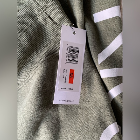 NWT Calvin Klein Olive Green Joggers - Picture 7 of 8